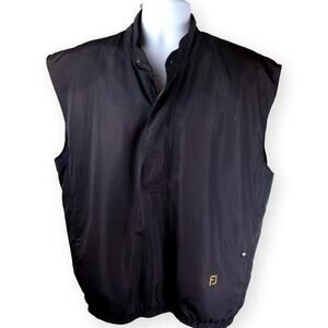 DryJoys Footjoy Mens Vest 1/2 Zip Sleeveless Jacket Windshirt Golf M